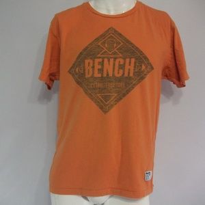 4/$20 Bench. Mens Orange T Shirt XL Fits Like L